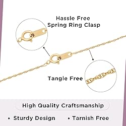 Jewelili 10K Yellow Gold 6.5mm Cubic Zirconia