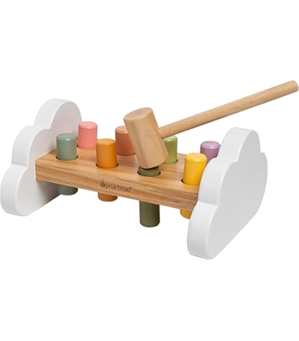その他 Pingu Wooden Toy Hammer Game Pingu Wooden Toy Hammer Game