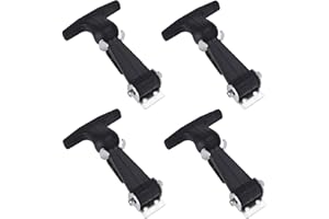 Creatyi 4 Packs Rubber Flexible Hasp T-Handle Draw Latches (Style 1..)