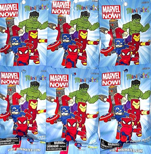 MARVEL NOW MINIMATES BMB 6 SEALED PACKS