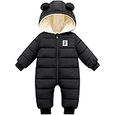 Ohrwurm Baby Snowsuit Winter Coat Fleece Lining Warm Hoodie Romper Puffer Jacket