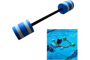 TITA-DONG 22.4inch Aquatic Swim Bars Dumbbells, Long Eva Water Aerobic Exercise Pool Resistance Water Fitness Equipment for Learning to Swim, Hydrotherapy,Rehab, Swim Lessons, Pool Fitness(#1)