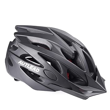 AUTLEAD Fahrradhelm, MTB Helm Erwachsene, Verstellbar Radhelm mit Abnehmbarem Visier und Polsterung, Trekking & City Rennradh