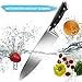 Professional 8 inch Chef Knife - Upgrated Full Tang Kitchen knife German High Carbon Stainless Steel Sharp Chopping Knife Well Balanced, Pakka Wood Handle, with Gift Case, By Zvpod