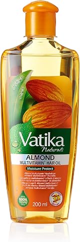 Vatika Naturals Multivitamin Almond Hair Oil 200ml Nourishment Shine view 1