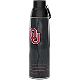 Tervis Venture Water Bottle Oklahoma Sooners - Full Speed Triple Insulated Tumbler Travel Cup Keeps Drinks Cold & Hot, 36oz, Stainless Steel