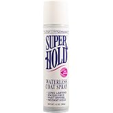 Chris Christensen Super Hold Waterless Dog Coat Spray, Groom Like a Professional, Strong Hold for Scissor Coats and Double Coats, Made in USA, 10 oz Aerosol