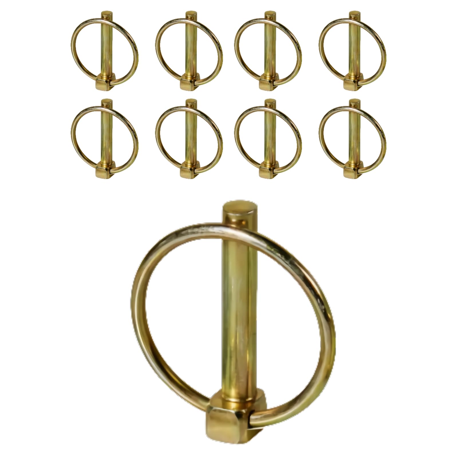 8pcs 8MM Heavy Duty Linch Pin Assortment Kit for Trailer Tractor Trolley Mechanical