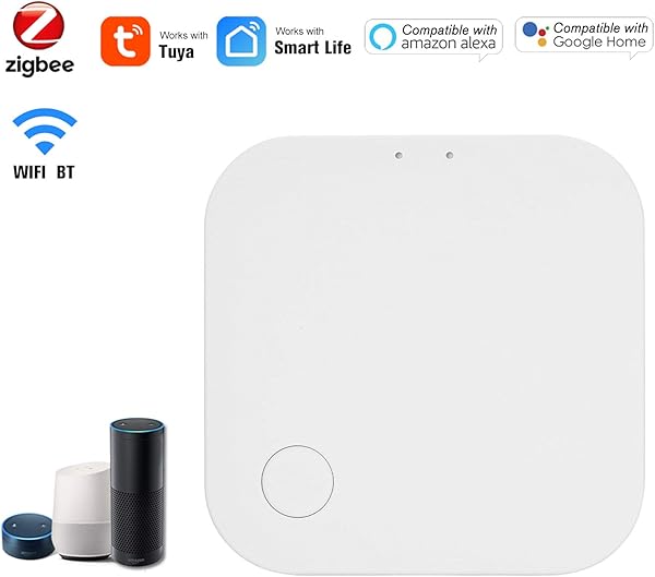 KKmoon Tuya ZigBee WiFi BT Hub Smart Gateway Hub Smart Home Bridge Smart Life APP Drahtlose Fernbedienung ber Alexa Google Home App Control