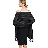 vimate Silky Paisley Pashmina Shawl Scarf-Women's Soft Double-side Jacquard Pashminas Wrap for Evening Dress Travel Shawl