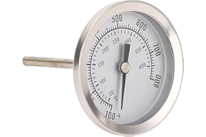 EIMSOAH Dual Scale Oven Thermometer Dial Meter for Commercial and Residential Use, 62mm Large Display for Accurate Temperatur