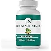 PURE ORIGINAL INGREDIENTS Horse Chestnut (100 Capsules) Always Pure, No Additives Or Fillers, Lab Verified