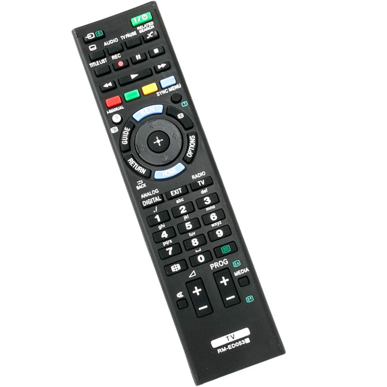 VINABTY RM-ED053 Replacement Remote Control Fit for Sony Bravia LCD Digital Colour TV KDL- 50W704A KDL-55W900A KDL-40W900A KDL-47W800A 46W954A 46W950A 46W904A 46W900A 42W804A KDL-47W850A KDL-42W850A