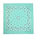 CTM Pastel Paisley Bandanas, Mint