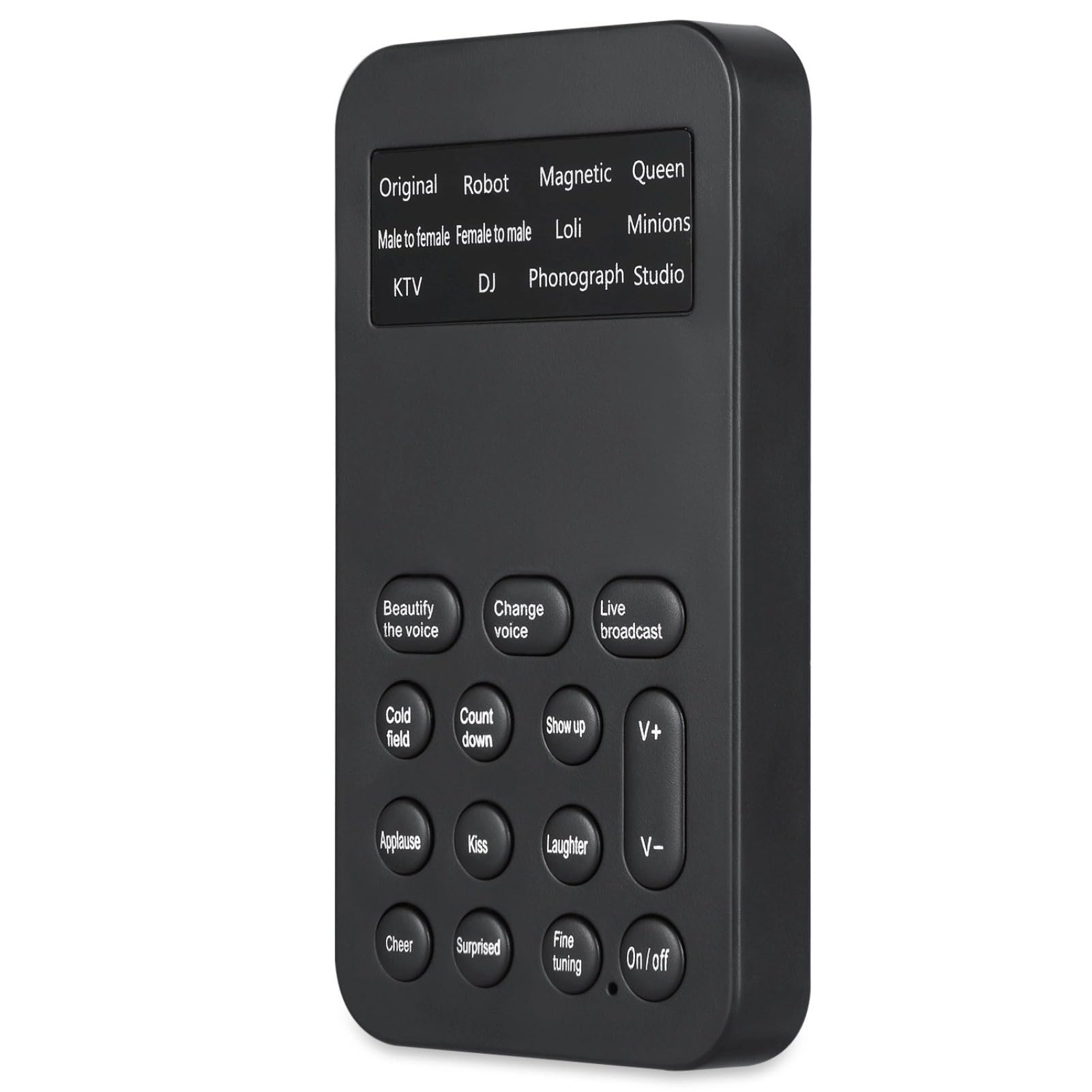 Photo 1 of Voice Changer Device - Portable Handheld Mini With 8 Sound Effects, Adjustable Voice for Gaming, Live Streaming, Calling - Sound Card for Mobile Phone and PC