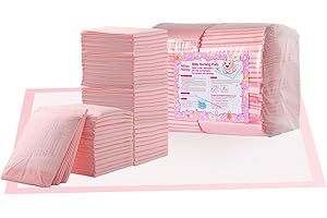 Nihao Honey Baby Disposable Changing Pads, 50 Count Portable Diaper Changing Pad Liner, Baby Changing Pad Waterproof Underpad