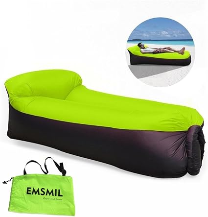 Aufblasbares Sofa Wasserdichtes Outdoor Bequem Tragbarer Schlafsacke Sitzsack Zum Aufblasen Luft Wind Aufblasbar Fur Camping Reise Strand Park Garten Liege Aufblasbare Liege Couch Amazon De Sport Freizeit