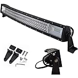 AUXTINGS 108 cm 540W Triple rangée 7d Barre Lumineuse LED