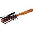 Wild Boar's Bristle Half Round Hair Brush with Waxed Olive Wood Handle, 8-1/2-Inches made in Germany by Nessentials