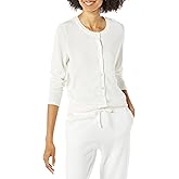 Amazon Essentials Women's Lightweight Crewneck Cardigan Sweater (Available in Plus Size)
