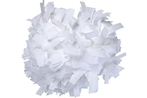 ICObuty Plastic Cheerleader Cheerleading Pom Poms 6 inch 1 Pair 2 Pieces