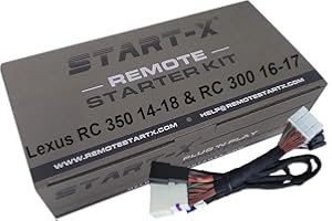 Start-X Remote Starter Kit for Lexus RC 350 (2014-2018) and RC 300 (2016-2017) | Push to Start Engine | Plug n Play | Lock 3X to Remote Start | 2014 2015 2016 2017 2018