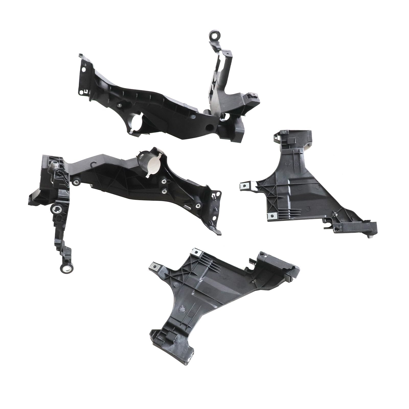 Photo 1 of GXARTS 4 Pcs Front Right & Left Headlight Mounting Support Plate Bracket Set Compatible with Audi A4 S4 2013 2014 2015 Headlight Guide Support Bracket Replace 8T0941453B