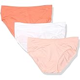 Warner's womens Blissful Benefits No Muffin Top 3 Pack Hipster Panties
