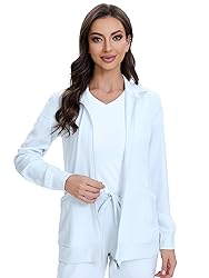 COZYFIT Scrub Jackets for Woman, Zip Front Nurse