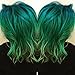ARCTIC FOX Vegan and Cruelty-Free Semi-Permanent Hair Color Dye (4 Fl Oz, PHANTOM GREEN)