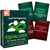 On-Course Golf Card Game: Skill-Level Equalizing Golf Playing Cards | 40 Interactive Golf Game Cards | Fun For All Skill Levels | Elevate your Golf Experience | For Golfers of all Skill Levels.