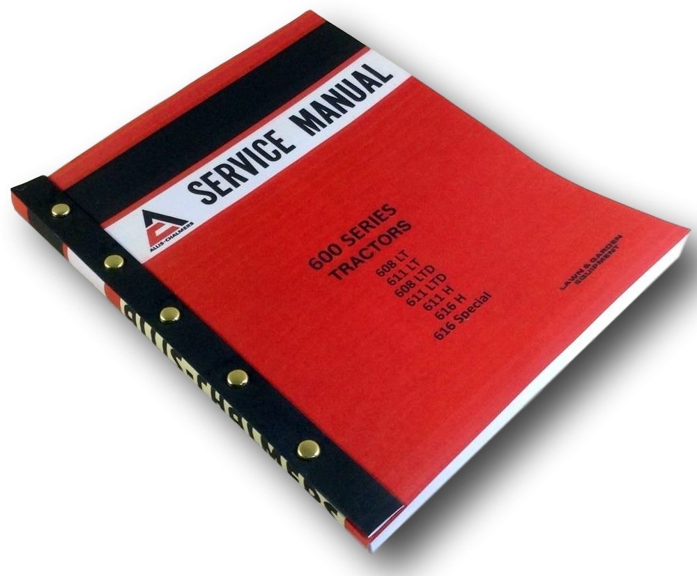 Amazon.com: Allis Chalmers 611 Lt Ltd Series Tractor Lawn Mower Garden  Service Repair Manual: Industrial & Scientific