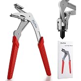 Car Clip Pliers, Panel Clip Removal Tool for Plastic Fasteners, Red | No‑Damage Plastic Fastener &amp; Push Pin Pliers Removal Tool, for Car Trim Removal Tool, Door Panel, Bumper, Fender