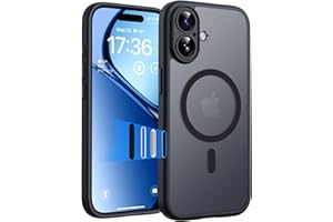 TOCOL for iPhone 17 Case with Camera Control Capture Button, Compatible with Magsafe Charger, Built-in Magnetic Ring, Translucent Matte Phone Case for iPhone 17 6.3 inch (Key Black)