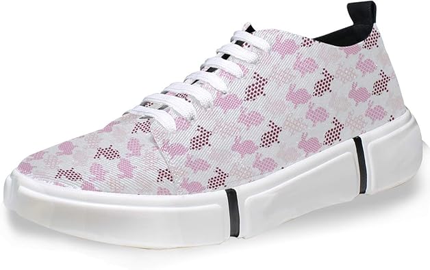 Amazon 愛チア メンズ カジュアル ローカット スニーカー ピンクの兎 モノリリ シューズ バッグ