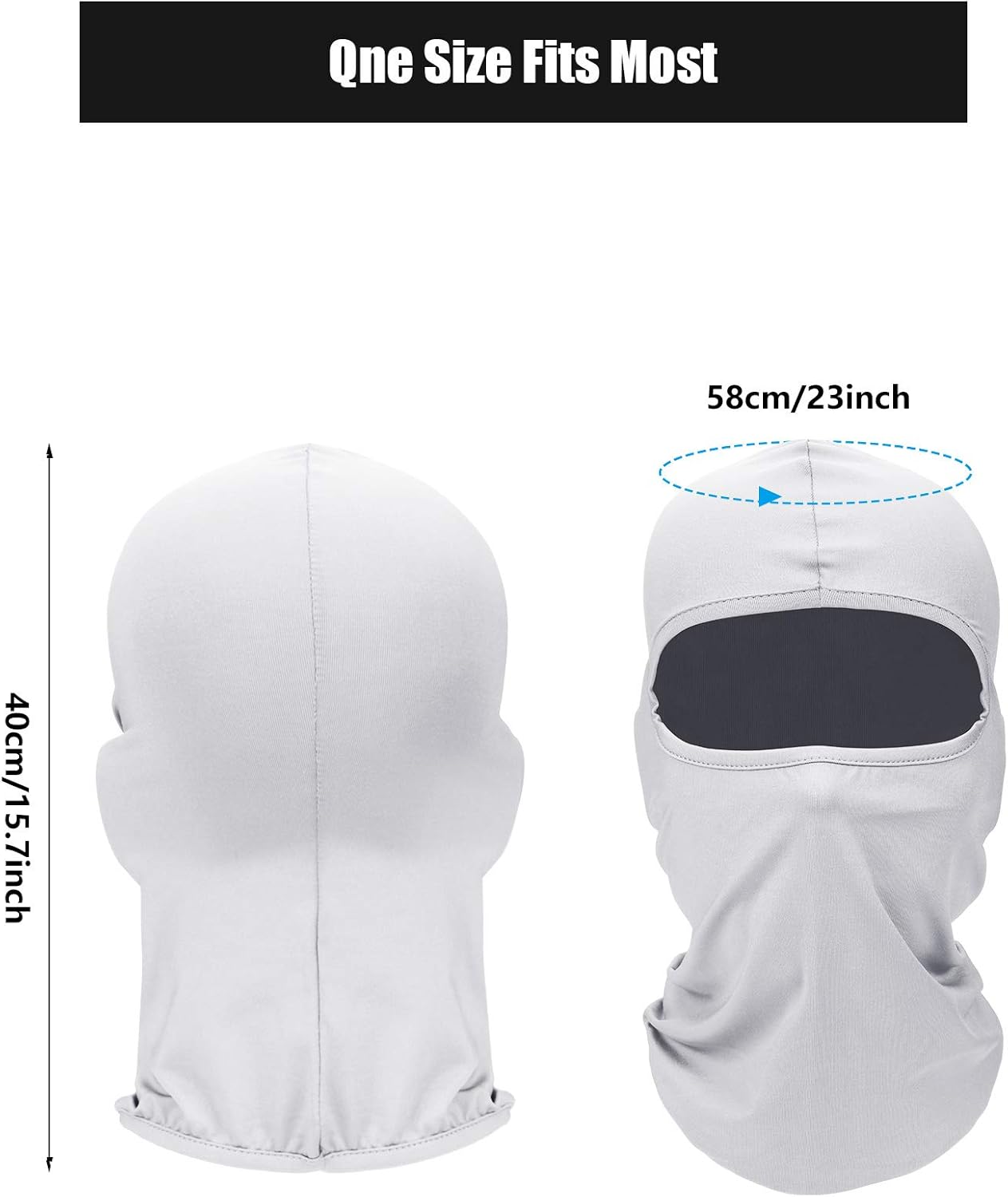 SATINIOR 9 Pieces Balaclava Full Face Cover UV Protection Neck Gaiter Breathable Balaclava Hood for Summer Outdoor Use (Classic Colors) at  Men’s Clothing store