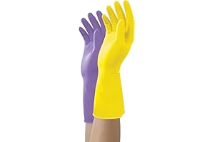 Mr. Clean Large Reusable Latex Gloves, 2 Color, 2 Pairs