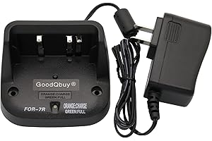 GOODQBUY CD-15A Rapid Charger for Yaesu Vertex VX-5R VX-6R VX-7R VX-5 VX-6 VX-7 VXA-700 VXA-710 FNB-58Li FNB-80Li Standard Horizon HX460S HX460SS HX471 HX471S