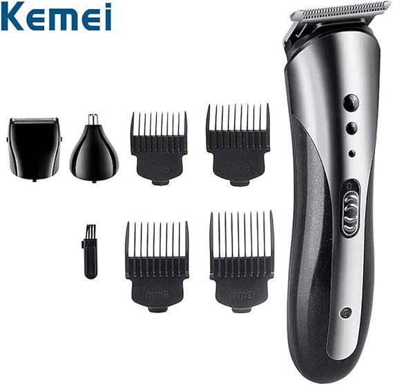 kemei men's electric powerful cordless styling tools hair clipper trimmer