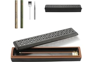 CEREMONY Incense Holder for Sticks，Ceramic Insence-Stick Holder Ash Catcher，Incense Holder Timkburner for Meditation Yoga Spa Room Decor