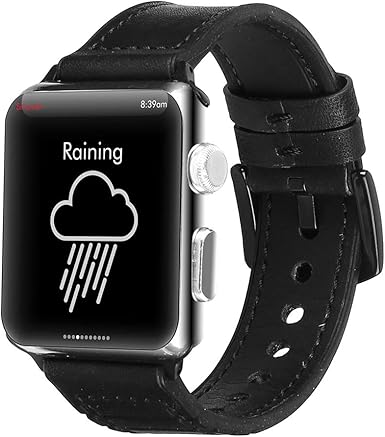 Amazon.com: Leather Watch Band for Iwatch Series 4 40mm - Leather