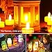 Victsing 24 Pack LED Tea Lights - Warm Yellow Battery Operated flameless candles Realistic Unscented LED Candles - For Parties,Votives, Tealight Holders, Diwali, Halloween, Christmas Decoration