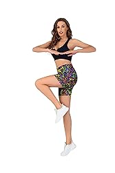 LARSD 80s Retro Biker Shorts Women 90s High Waisted