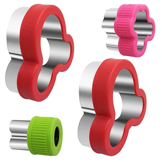 AIFUDA 4 piezas Acero inoxidable Cortador de sándwiches conjunto ...