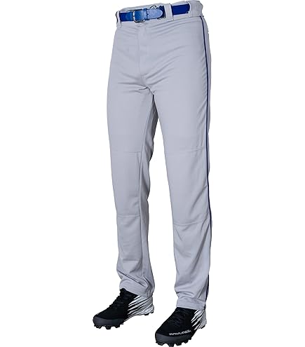 Pantalon Baseball Champro Garçon Taille M - Blanc Passepoil Bleu, Très Bon état
