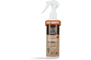 TAURO PROLINE Tauro Pro Line Dog Leave in Conditioner Spray - Supports Pet Coat Regrowth - Cat & Dog Detangler Spray for Shedding, Matted Hair or Post-Surgery Care, Ideal for Doodle, Poodle (Derma Care 8.5 Fl Oz)