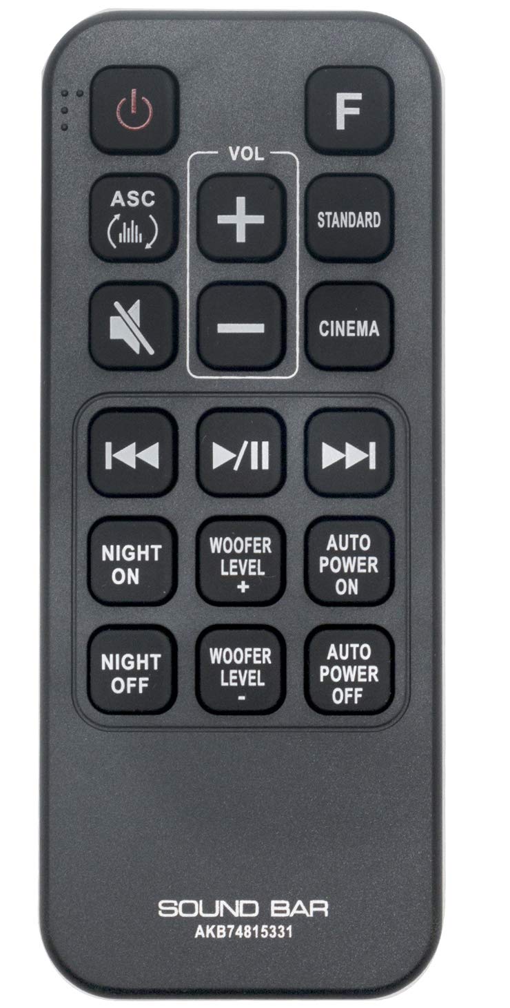 ALLIMITY AKB74815331 Remote Control Replaced for LG Soundbar SH4 DSH5 SH4D SH4DWEULLK