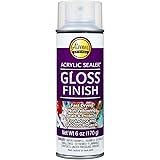 Aleene's 26412 Spray Gloss Finish, 6 Oz Acrylic Sealer, Original Version