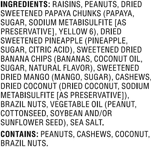AMAZON BRAND – HAPPY BELLY TROPICAL, TRAIL MIX, 2.75 POUND (PACK OF 1)