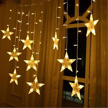 Amazon Com Transser Star Christmas Lights 96 Led 11star